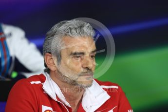 World © Octane Photographic Ltd. Formula 1 - Australian Grand Prix - FIA Team Press Conference. Maurizio Arrivabene – Managing Director and Team Principal of Scuderia Ferrari. Albert Park Circuit. Friday 24th March 2017. Digital Ref: 1795LB1D2958