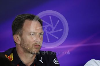 World © Octane Photographic Ltd. Formula 1 - Australian Grand Prix - FIA Team Press Conference. Christian Horner - Team Principal of Red Bull Racing. Albert Park Circuit. Friday 24th March 2017. Digital Ref: 1795LB1D2962