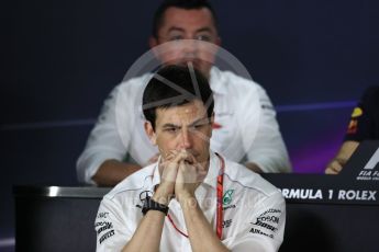 World © Octane Photographic Ltd. Formula 1 - Australian Grand Prix - FIA Team Press Conference. Toto Wolff - Executive Director & Head of Mercedes-Benz Motorsport. Albert Park Circuit. Friday 24th March 2017. Digital Ref: 1795LB1D2989