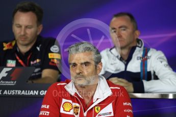 World © Octane Photographic Ltd. Formula 1 - Australian Grand Prix - FIA Team Press Conference. Maurizio Arrivabene – Managing Director and Team Principal of Scuderia Ferrari. Albert Park Circuit. Friday 24th March 2017. Digital Ref: 1795LB1D2992