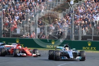 World © Octane Photographic Ltd. Formula 1 - Australian Grand Prix - Race. Lewis Hamilton - Mercedes AMG Petronas F1 W08 EQ Energy+. Albert Park Circuit. Sunday 26th March 2017. Digital Ref: 1802LB1D5978