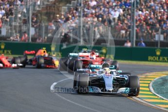 World © Octane Photographic Ltd. Formula 1 - Australian Grand Prix - Race. Lewis Hamilton - Mercedes AMG Petronas F1 W08 EQ Energy+. Albert Park Circuit. Sunday 26th March 2017. Digital Ref: 1802LB1D5986