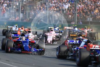 World © Octane Photographic Ltd. Formula 1 - Australian Grand Prix - Race. Sergio Perez - Sahara Force India VJM10. Albert Park Circuit. Sunday 26th March 2017. Digital Ref: 1802LB1D6007