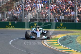 World © Octane Photographic Ltd. Formula 1 - Australian Grand Prix - Race. Lewis Hamilton - Mercedes AMG Petronas F1 W08 EQ Energy+. Albert Park Circuit. Sunday 26th March 2017. Digital Ref: 1802LB1D6033