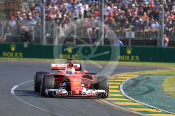 World © Octane Photographic Ltd. Formula 1 - Australian Grand Prix - Race. Sebastian Vettel - Scuderia Ferrari SF70H. Albert Park Circuit. Sunday 26th March 2017. Digital Ref: 1802LB1D6043