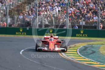 World © Octane Photographic Ltd. Formula 1 - Australian Grand Prix - Race. Kimi Raikkonen - Scuderia Ferrari SF70H. Albert Park Circuit. Sunday 26th March 2017. Digital Ref: 1802LB1D6057