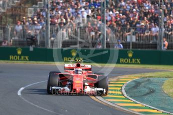 World © Octane Photographic Ltd. Formula 1 - Australian Grand Prix - Race. Kimi Raikkonen - Scuderia Ferrari SF70H. Albert Park Circuit. Sunday 26th March 2017. Digital Ref: 1802LB1D6058