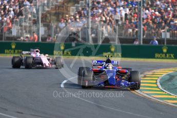 World © Octane Photographic Ltd. Formula 1 - Australian Grand Prix - Race. Carlos Sainz - Scuderia Toro Rosso STR12. Albert Park Circuit. Sunday 26th March 2017. Digital Ref: 1802LB1D6092