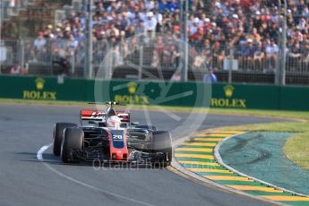 World © Octane Photographic Ltd. Formula 1 - Australian Grand Prix - Race. Kevin Magnussen - Haas F1 Team VF-17. Albert Park Circuit. Sunday 26th March 2017. Digital Ref: 1802LB1D6145