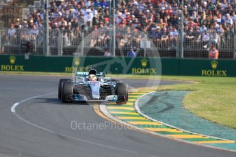 World © Octane Photographic Ltd. Formula 1 - Australian Grand Prix - Race. Lewis Hamilton - Mercedes AMG Petronas F1 W08 EQ Energy+. Albert Park Circuit. Sunday 26th March 2017. Digital Ref: 1802LB1D6154