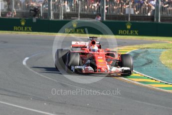 World © Octane Photographic Ltd. Formula 1 - Australian Grand Prix - Race. Sebastian Vettel - Scuderia Ferrari SF70H. Albert Park Circuit. Sunday 26th March 2017. Digital Ref: 1802LB1D6360