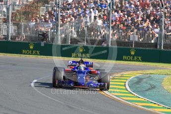 World © Octane Photographic Ltd. Formula 1 - Australian Grand Prix - Race. Daniil Kvyat - Scuderia Toro Rosso STR12. Albert Park Circuit. Sunday 26th March 2017. Digital Ref: 1802LB1D6390