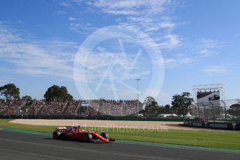 World © Octane Photographic Ltd. Formula 1 - Australian Grand Prix - Race. Sebastian Vettel - Scuderia Ferrari SF70H. Albert Park Circuit. Sunday 26th March 2017. Digital Ref: 1802LB1D6430