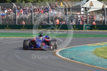 World © Octane Photographic Ltd. Formula 1 - Australian Grand Prix - Race. Daniil Kvyat - Scuderia Toro Rosso STR12. Albert Park Circuit. Sunday 26th March 2017. Digital Ref: 1802LB1D6506