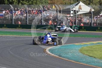 World © Octane Photographic Ltd. Formula 1 - Australian Grand Prix - Race. Antonio Giovinazzi – Sauber F1 Team Reserve Driver. Albert Park Circuit. Sunday 26th March 2017. Digital Ref: 1802LB1D6545