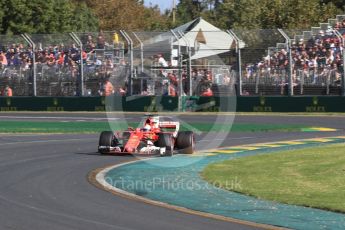 World © Octane Photographic Ltd. Formula 1 - Australian Grand Prix - Race. Sebastian Vettel - Scuderia Ferrari SF70H. Albert Park Circuit. Sunday 26th March 2017. Digital Ref: 1802LB1D6571