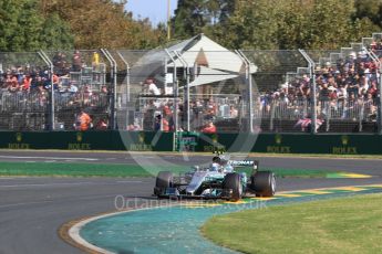 World © Octane Photographic Ltd. Formula 1 - Australian Grand Prix - Race. Valtteri Bottas - Mercedes AMG Petronas F1 W08 EQ Energy+. Albert Park Circuit. Sunday 26th March 2017. Digital Ref: 1802LB1D6578