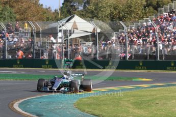 World © Octane Photographic Ltd. Formula 1 - Australian Grand Prix - Race. Valtteri Bottas - Mercedes AMG Petronas F1 W08 EQ Energy+. Albert Park Circuit. Sunday 26th March 2017. Digital Ref: 1802LB1D6579