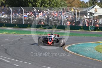 World © Octane Photographic Ltd. Formula 1 - Australian Grand Prix - Race. Romain Grosjean - Haas F1 Team VF-17. Albert Park Circuit. Sunday 26th March 2017. Digital Ref: 1802LB1D6625