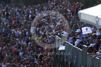 World © Octane Photographic Ltd. Formula 1 - Australian Grand Prix - Race. Fans. Albert Park Circuit. Sunday 26th March 2017. Digital Ref: 1802LB1D6667