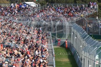 World © Octane Photographic Ltd. Formula 1 - Australian Grand Prix - Race. Fans. Albert Park Circuit. Sunday 26th March 2017. Digital Ref: 1802LB1D6752