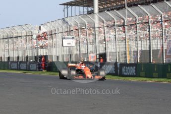 World © Octane Photographic Ltd. Formula 1 - Australian Grand Prix - Race. Stoffel Vandoorne - McLaren Honda MCL32. Albert Park Circuit. Sunday 26th March 2017. Digital Ref: 1802LB1D6808