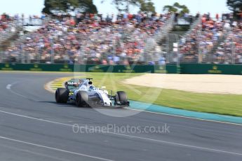 World © Octane Photographic Ltd. Formula 1 - Australian Grand Prix - Race. Felipe Massa - Williams Martini Racing FW40. Albert Park Circuit. Sunday 26th March 2017. Digital Ref: 1802LB2D5639