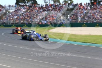 World © Octane Photographic Ltd. Formula 1 - Australian Grand Prix - Race. Antonio Giovinazzi – Sauber F1 Team Reserve Driver. Albert Park Circuit. Sunday 26th March 2017. Digital Ref: 1802LB2D5689