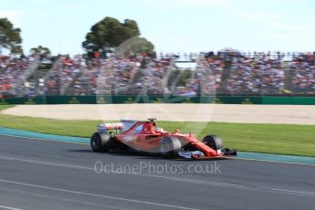 World © Octane Photographic Ltd. Formula 1 - Australian Grand Prix - Race. Sebastian Vettel - Scuderia Ferrari SF70H. Albert Park Circuit. Sunday 26th March 2017. Digital Ref: 1802LB2D5713