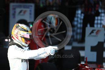 World © Octane Photographic Ltd. Formula 1 - Australian Grand Prix - Podium. Lewis Hamilton - Mercedes AMG Petronas F1 W08 EQ Energy+. Albert Park Circuit. Sunday 26th March 2017. Digital Ref: 1803LB1D7083