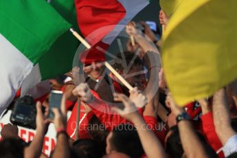 World © Octane Photographic Ltd. Formula 1 - Australian Grand Prix - Podium. Sebastian Vettel - Scuderia Ferrari SF70H. Albert Park Circuit. Sunday 26th March 2017. Digital Ref: 1803LB1D7152