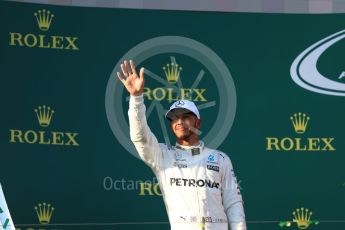 World © Octane Photographic Ltd. Formula 1 - Australian Grand Prix - Grid. Lewis Hamilton - Mercedes AMG Petronas F1 W08 EQ Energy+. Albert Park Circuit. Sunday 26th March 2017. Digital Ref: 1803LB1D8064