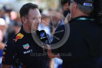 World © Octane Photographic Ltd. Formula 1 - Australian Grand Prix - Melbourne Walk. Christian Horner - Team Principal of Red Bull Racing. Albert Park Circuit. Saturday 25th March 2017. Digital Ref: 1796LB1D3113