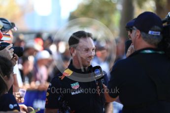 World © Octane Photographic Ltd. Formula 1 - Australian Grand Prix - Melbourne Walk. Christian Horner - Team Principal of Red Bull Racing. Albert Park Circuit. Saturday 25th March 2017. Digital Ref: 1796LB1D3116