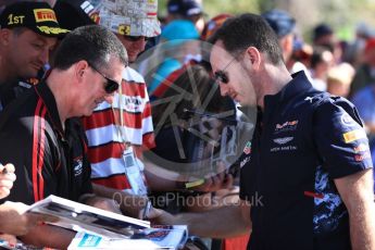 World © Octane Photographic Ltd. Formula 1 - Australian Grand Prix - Melbourne Walk. Christian Horner - Team Principal of Red Bull Racing. Albert Park Circuit. Saturday 25th March 2017. Digital Ref: 1796LB1D3121