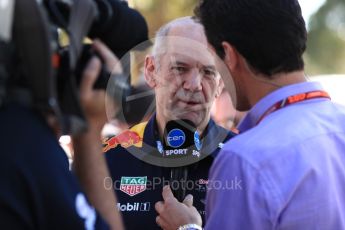 World © Octane Photographic Ltd. Formula 1 - Australian Grand Prix - Melbourne Walk. Adrian Newey - Chief Technical Officer of Red Bull Racing. Albert Park Circuit. Saturday 25th March 2017. Digital Ref: 1796LB1D3127