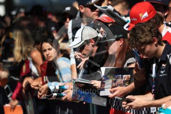 World © Octane Photographic Ltd. Formula 1 - Australian Grand Prix - Melbourne Walk. Fans. Albert Park Circuit. Saturday 25th March 2017. Digital Ref: 1796LB1D3156