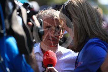 World © Octane Photographic Ltd. Formula 1 - Australian Grand Prix - Melbourne Walk. Alain Prost – Special Adviser to Renault Sport Formula 1 Team. Albert Park Circuit. Saturday 25th March 2017. Digital Ref: 1796LB1D3162