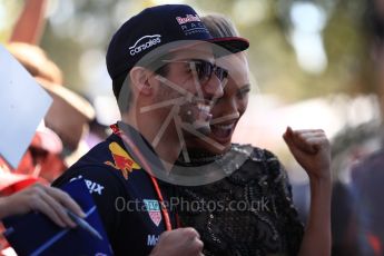 World © Octane Photographic Ltd. Formula 1 - Australian Grand Prix - Melbourne Walk. Daniel Ricciardo - Red Bull Racing RB13. Albert Park Circuit. Saturday 25th March 2017. Digital Ref: 1796LB1D3205