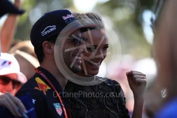 World © Octane Photographic Ltd. Formula 1 - Australian Grand Prix - Melbourne Walk. Daniel Ricciardo - Red Bull Racing RB13. Albert Park Circuit. Saturday 25th March 2017. Digital Ref: 1796LB1D3211