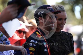 World © Octane Photographic Ltd. Formula 1 - Australian Grand Prix - Melbourne Walk. Daniel Ricciardo - Red Bull Racing RB13. Albert Park Circuit. Saturday 25th March 2017. Digital Ref: 1796LB1D3216