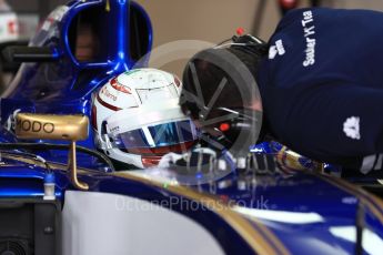 World © Octane Photographic Ltd. Formula 1 - Australian Grand Prix - Practice 3. Antonio Giovinazzi – Sauber F1 Team Reserve Driver. Albert Park Circuit. Saturday 25th March 2017. Digital Ref: 1797LB1D3343