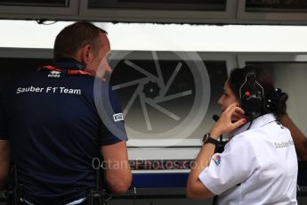 World © Octane Photographic Ltd. Formula 1 - Australian Grand Prix - Practice 3. Monisha Kaltenborn – Team Principal of Sauber Motorsport. Albert Park Circuit. Saturday 25th March 2017. Digital Ref: 1797LB1D3494