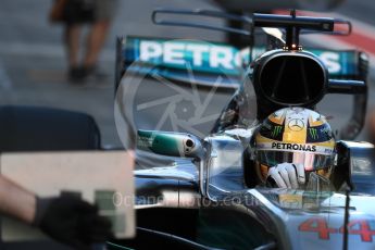 World © Octane Photographic Ltd. Formula 1 - Australian Grand Prix - Practice 3. Lewis Hamilton - Mercedes AMG Petronas F1 W08 EQ Energy+. Albert Park Circuit. Saturday 25th March 2017. Digital Ref: 1797LB1D3665