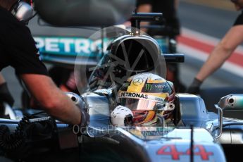 World © Octane Photographic Ltd. Formula 1 - Australian Grand Prix - Practice 3. Lewis Hamilton - Mercedes AMG Petronas F1 W08 EQ Energy+. Albert Park Circuit. Saturday 25th March 2017. Digital Ref: 1797LB1D3677