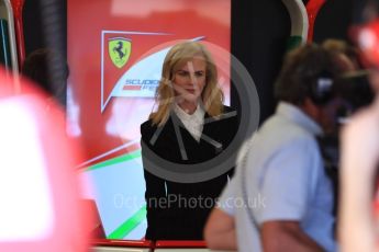 World © Octane Photographic Ltd. Formula 1 - Australian Grand Prix - Practice 3. Nicole Kidman in the Scuderia Ferrari garage. Albert Park Circuit. Saturday 25th March 2017. Digital Ref: 1797LB1D3795