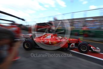 World © Octane Photographic Ltd. Formula 1 - Australian Grand Prix - Practice 3. Sebastian Vettel - Scuderia Ferrari SF70H. Albert Park Circuit. Saturday 25th March 2017. Digital Ref: 1797LB2D5088