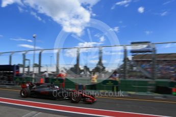 World © Octane Photographic Ltd. Formula 1 - Australian Grand Prix - Practice 3. Romain Grosjean - Haas F1 Team VF-17. Albert Park Circuit. Saturday 25th March 2017. Digital Ref: 1797LB2D5161