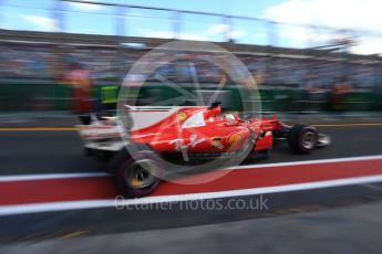 World © Octane Photographic Ltd. Formula 1 - Australian Grand Prix - Practice 3. Sebastian Vettel - Scuderia Ferrari SF70H. Albert Park Circuit. Saturday 25th March 2017. Digital Ref: 1797LB2D5202