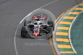 World © Octane Photographic Ltd. Formula 1 - Australian Grand Prix - Qualifying. Romain Grosjean - Haas F1 Team VF-17. Albert Park Circuit. Saturday 25th March 2017. Digital Ref: 1798LB1D3879